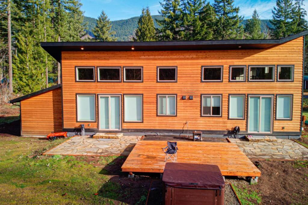 Newly Built Modern Chalet Duplex - 1 Mount Hood Village Exterior photo