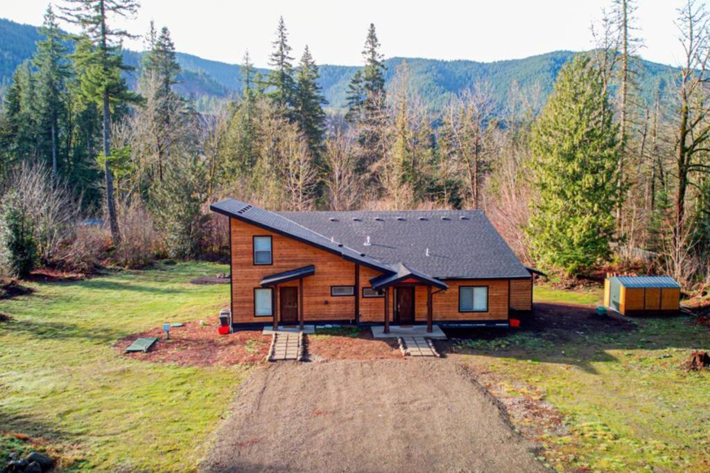 Newly Built Modern Chalet Duplex - 1 Mount Hood Village Exterior photo
